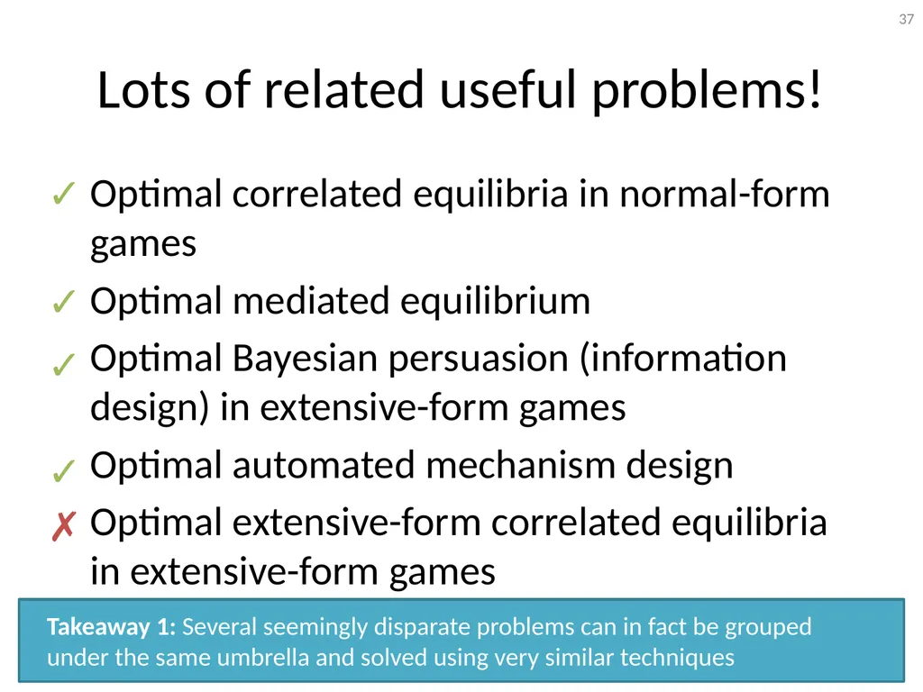 Mediation in Extensive-Form Games Brian Hu Zhang - slide 37 of 46