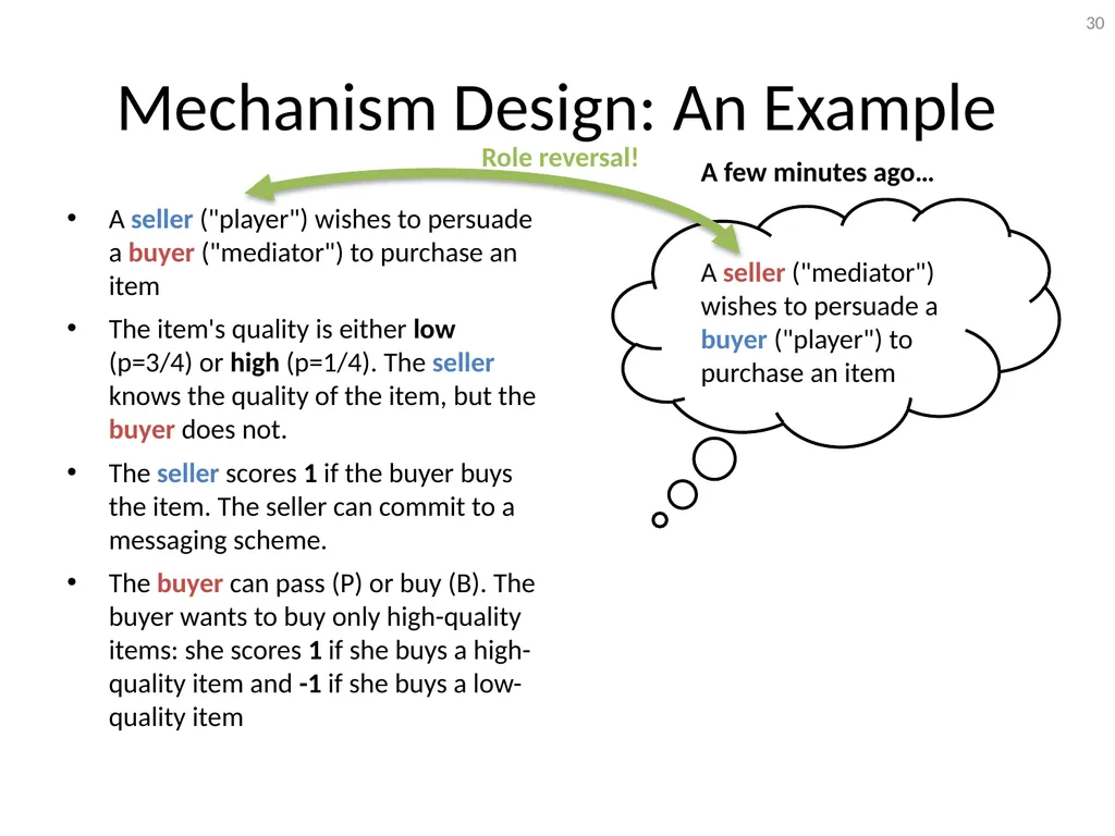 Mediation in Extensive-Form Games Brian Hu Zhang - slide 30 of 46