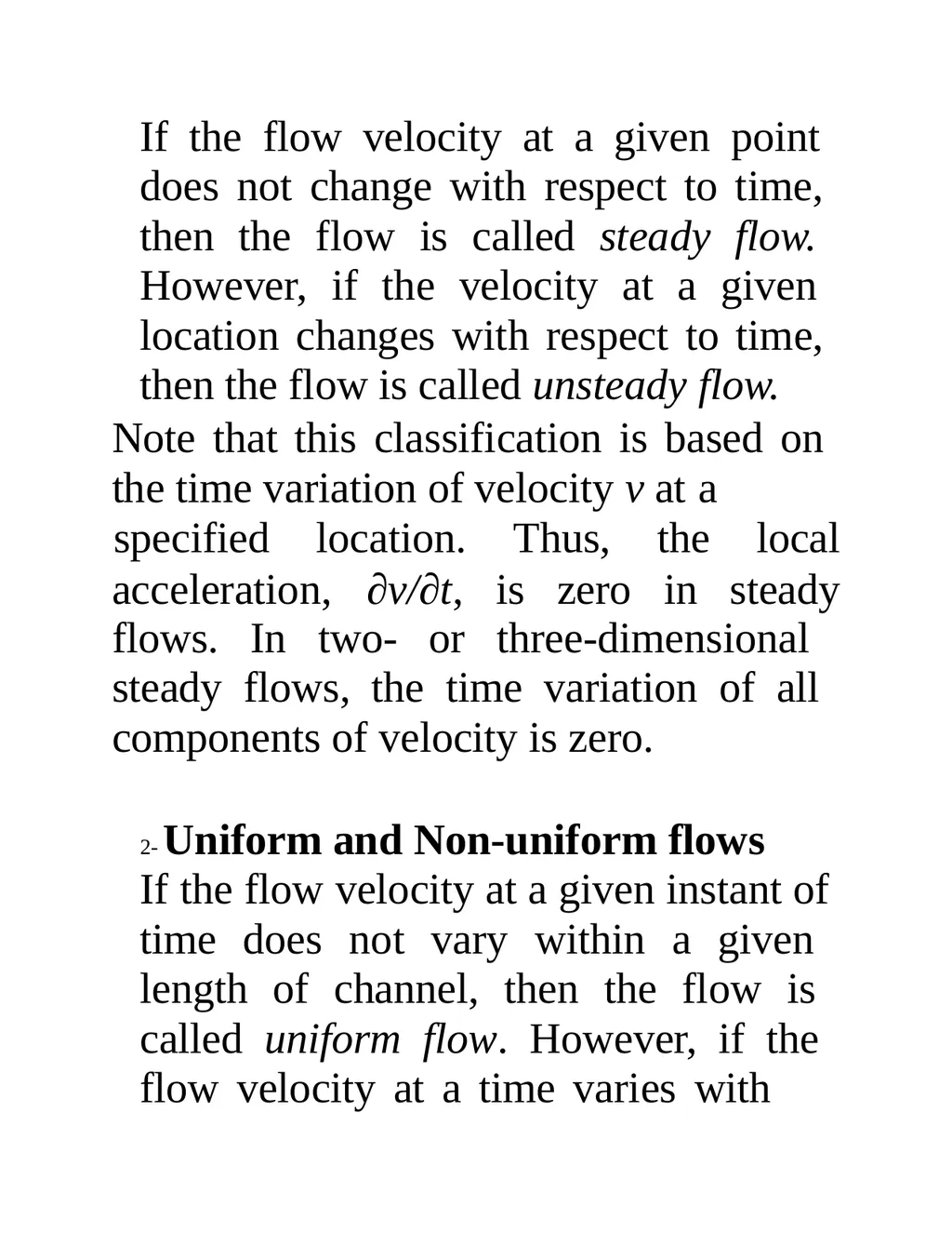 Open-Channel Flow Contents Free surface flow - slide 7 of 84