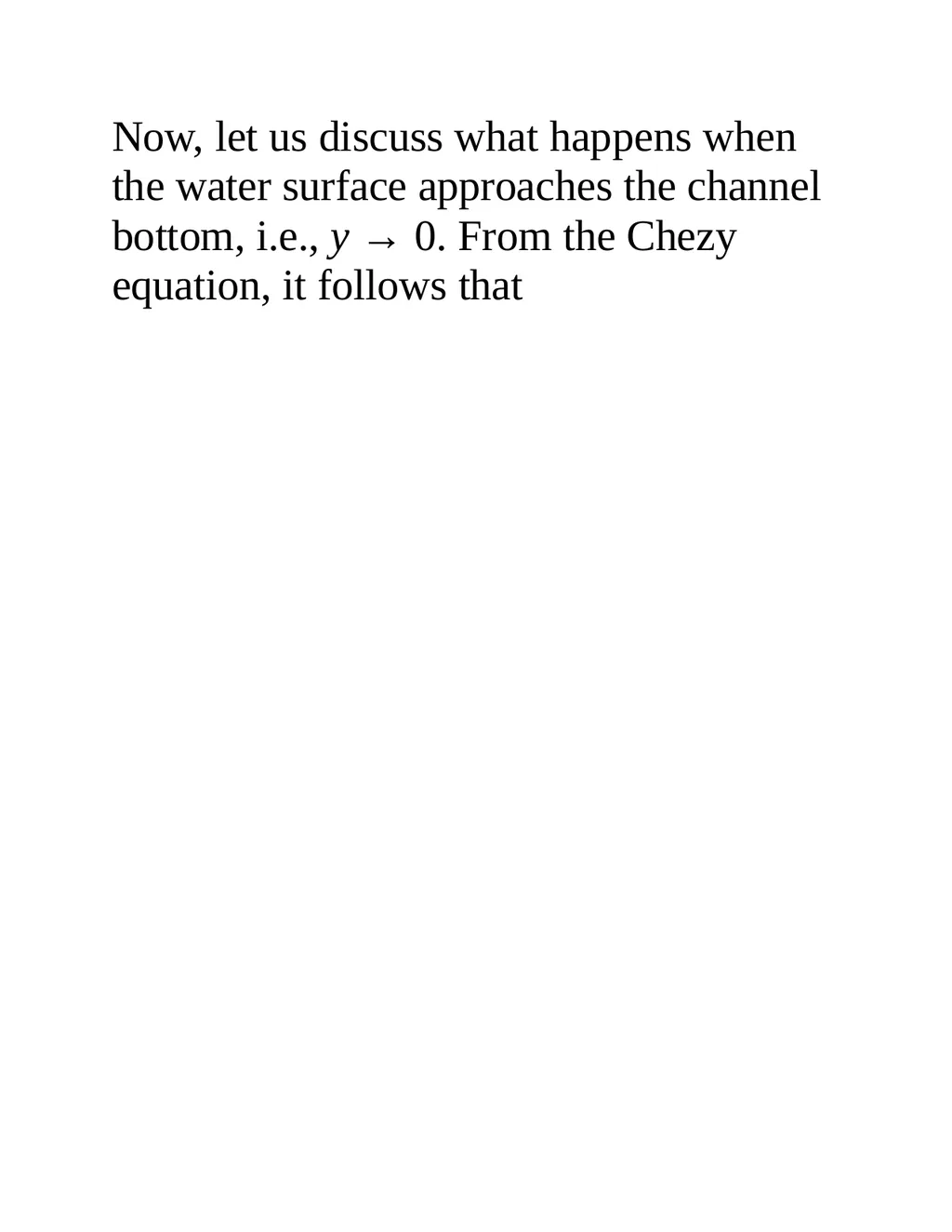 Open-Channel Flow Contents Free surface flow - slide 84 of 84