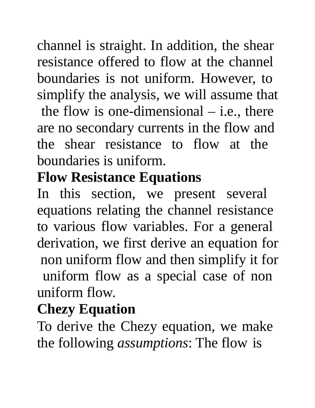 Open-Channel Flow Contents Free surface flow - slide 41 of 84