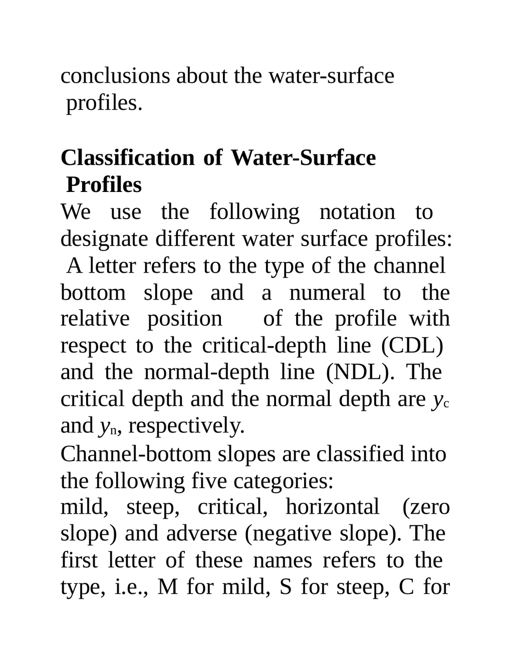 Open-Channel Flow Contents Free surface flow - slide 76 of 84