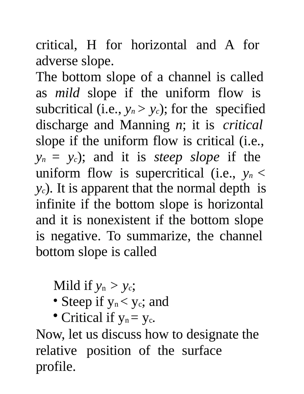 Open-Channel Flow Contents Free surface flow - slide 77 of 84