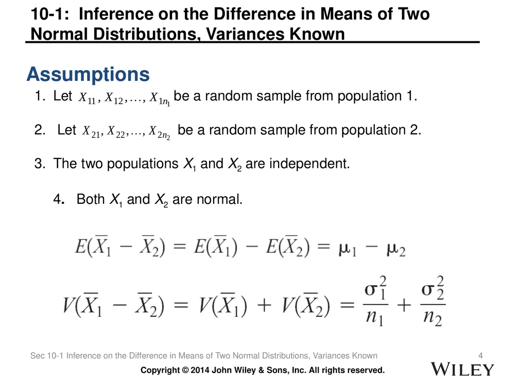 Chapter 10 Statistical Inference for Two Samples - slide 4 of 56