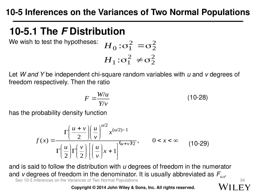 Chapter 10 Statistical Inference for Two Samples - slide 34 of 56