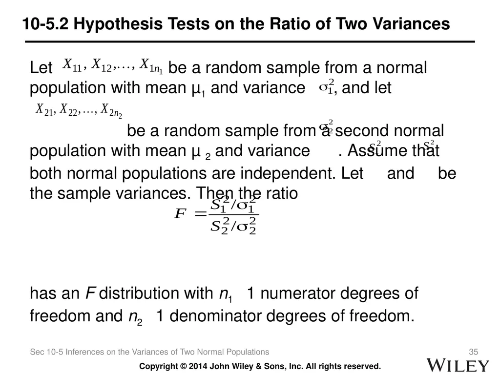 Chapter 10 Statistical Inference for Two Samples - slide 35 of 56