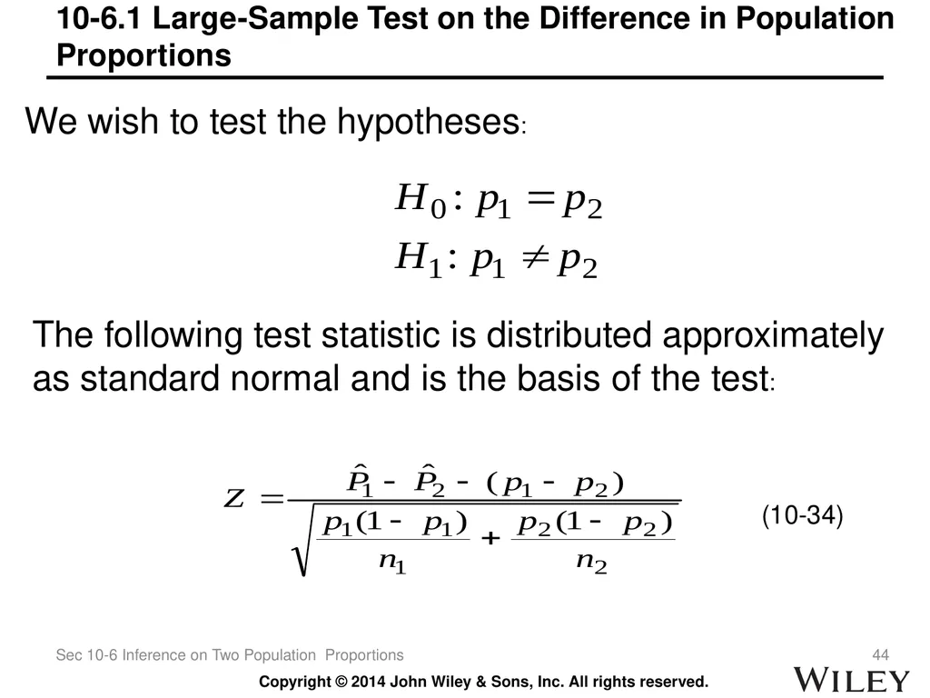 Chapter 10 Statistical Inference for Two Samples - slide 44 of 56