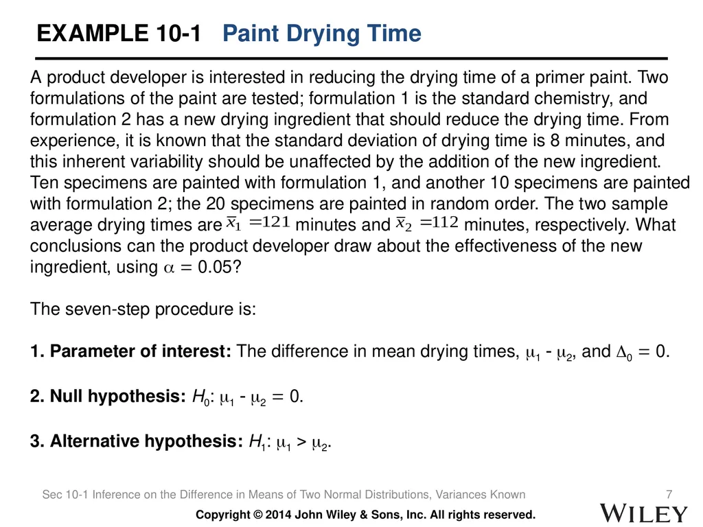 Chapter 10 Statistical Inference for Two Samples - slide 7 of 56