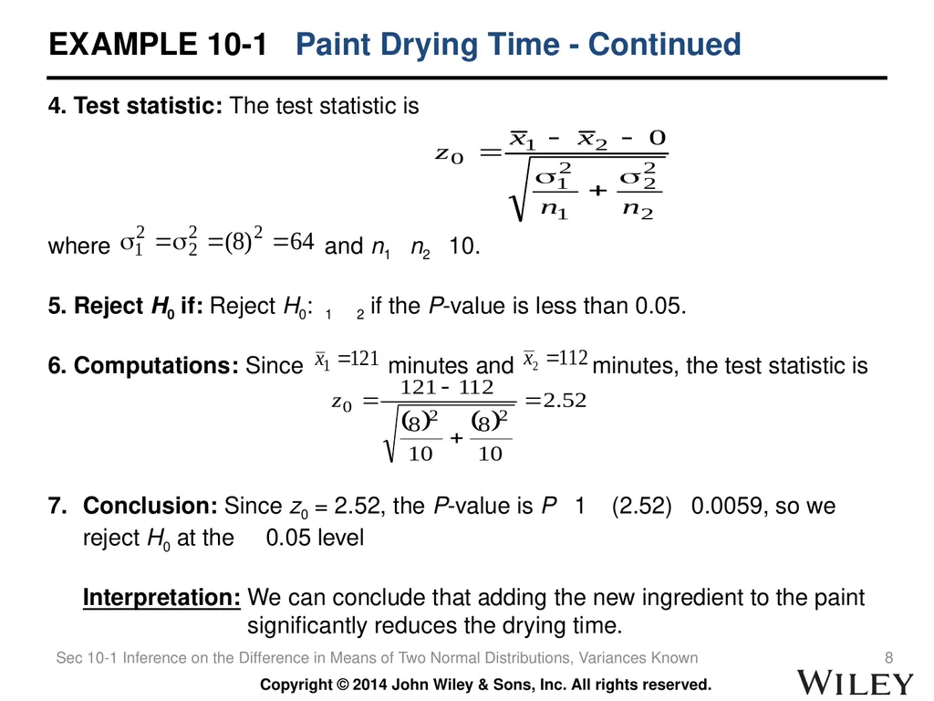 Chapter 10 Statistical Inference for Two Samples - slide 8 of 56