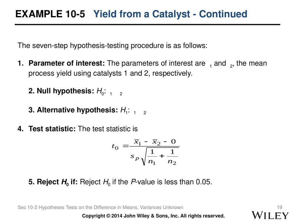 Chapter 10 Statistical Inference for Two Samples - slide 19 of 56