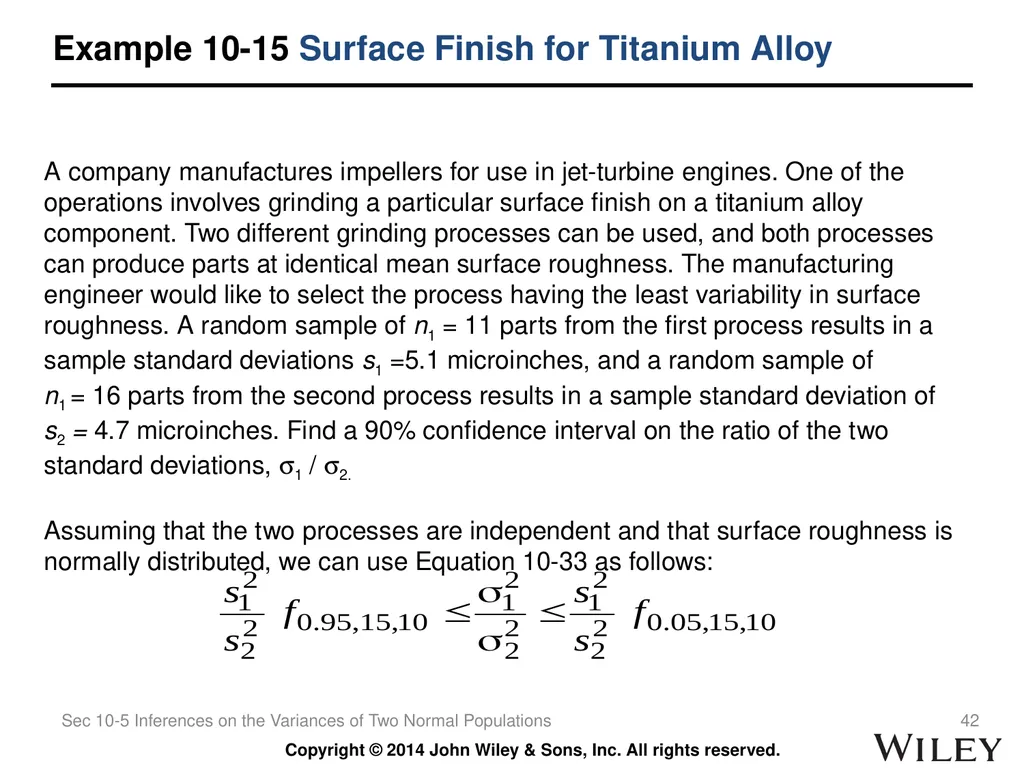 Chapter 10 Statistical Inference for Two Samples - slide 42 of 56