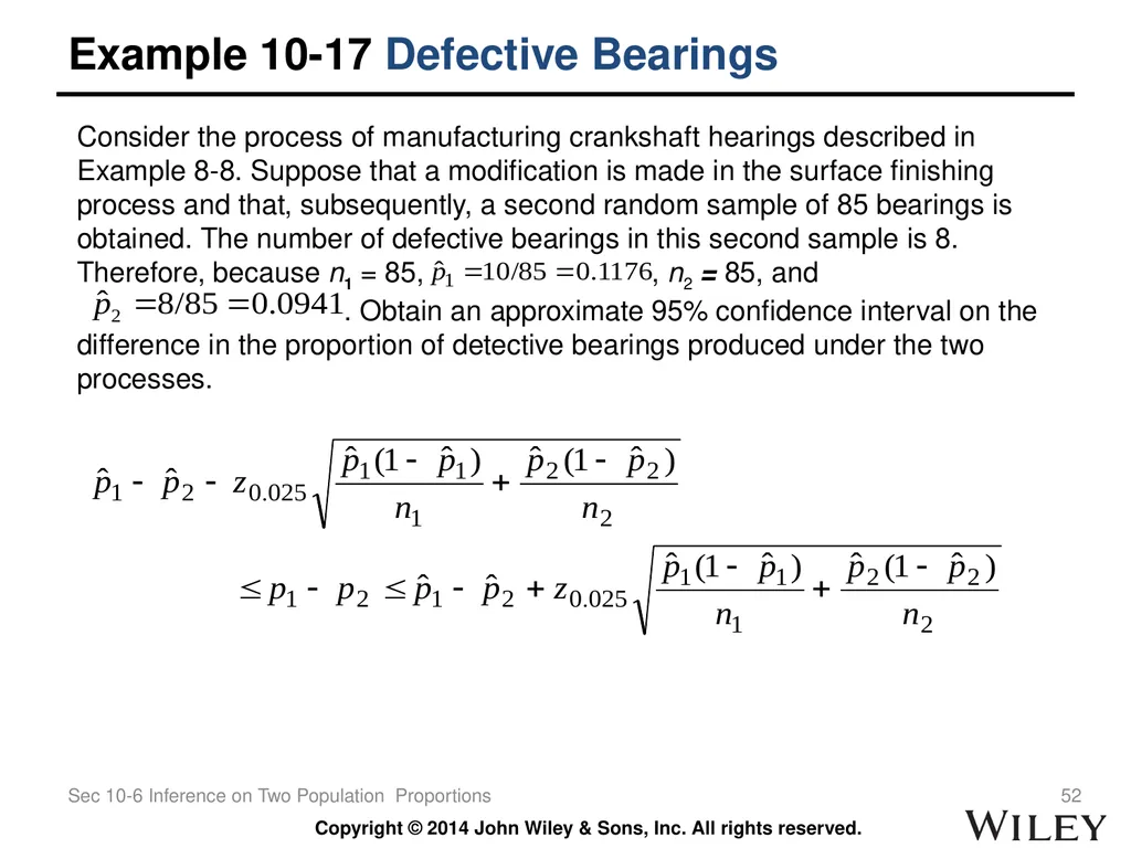 Chapter 10 Statistical Inference for Two Samples - slide 52 of 56
