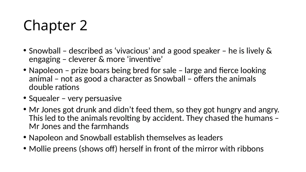 Making Notes on each Chapter Key Notes Reminders - slide 6 of 39