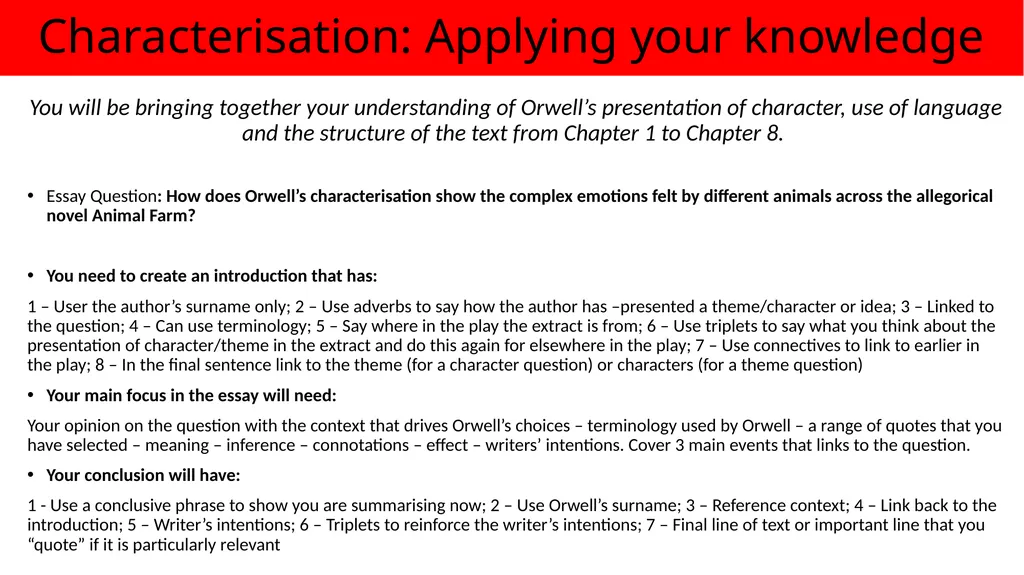 Making Notes on each Chapter Key Notes Reminders - slide 24 of 39