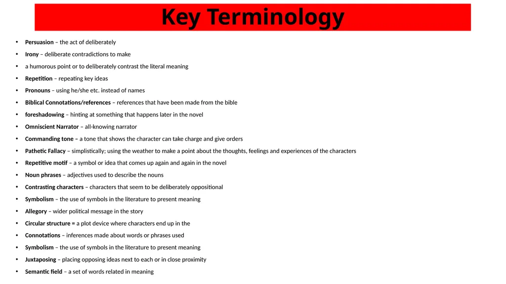Making Notes on each Chapter Key Notes Reminders - slide 32 of 39