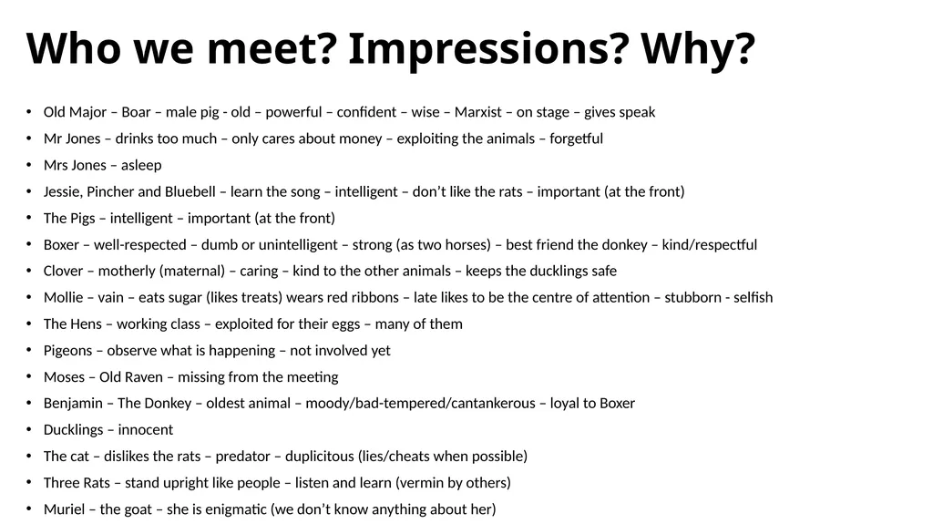 Making Notes on each Chapter Key Notes Reminders - slide 3 of 39