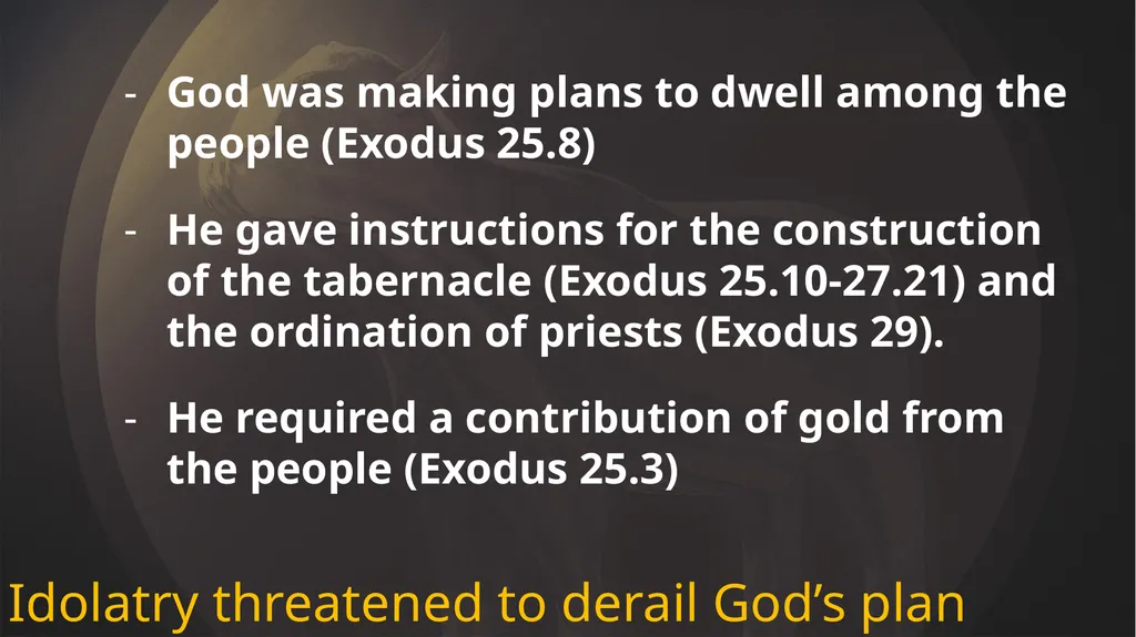 IDOLATRY PROBLEM is the our jealous GOD Israel’s - slide 6 of 16
