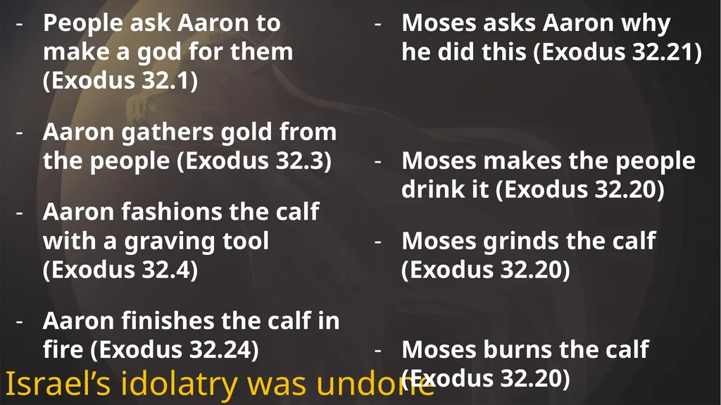 IDOLATRY PROBLEM is the our jealous GOD Israel’s - slide 11 of 16