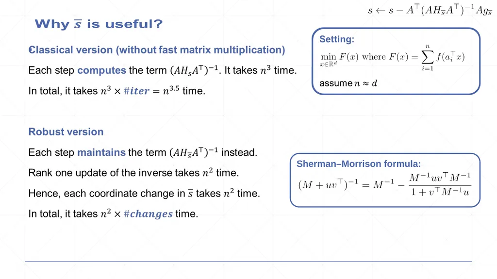 From Robustness to Efficiency Yin Tat Lee - slide 12 of 17