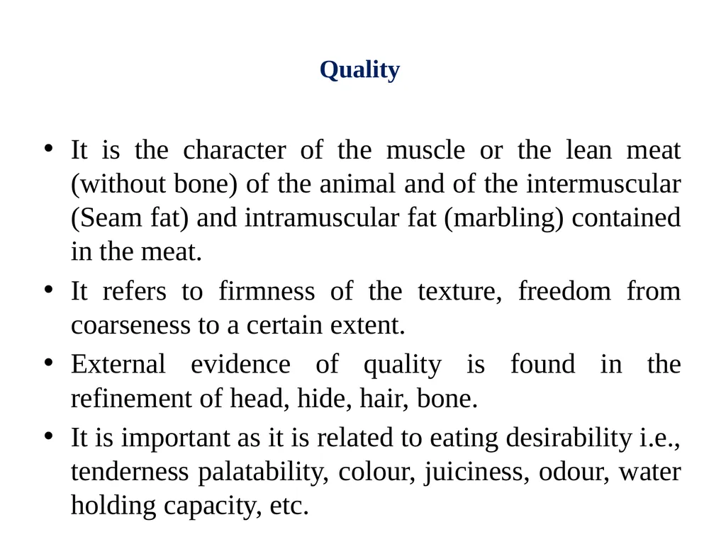 EVALUATION, GRADING AND FABRICATION OF DRESSED - slide 14 of 24