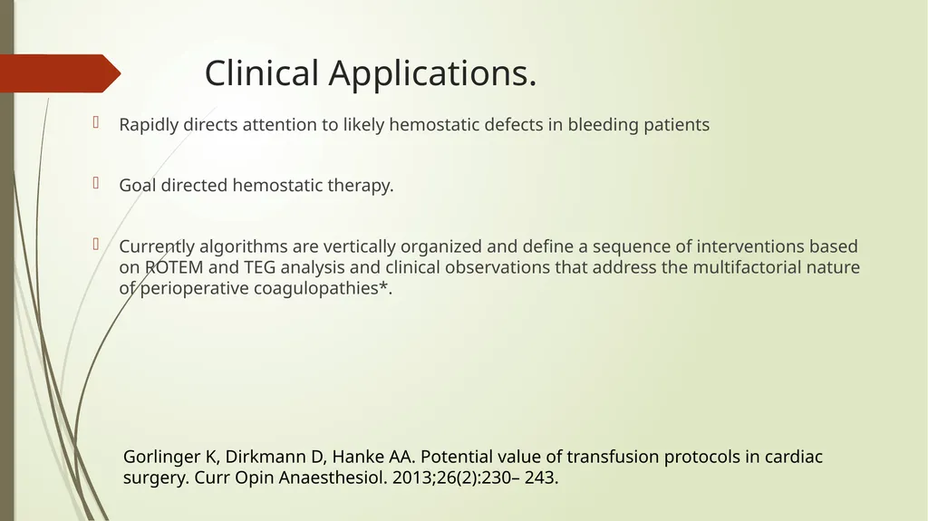 TEG and ROTEM: Technology and Clinical - slide 15 of 22