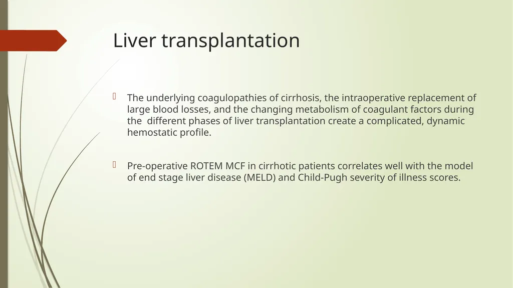 TEG and ROTEM: Technology and Clinical - slide 19 of 22