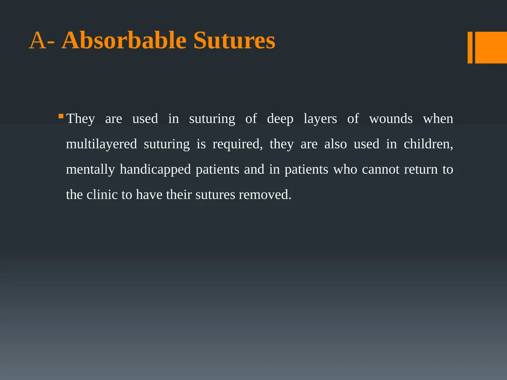 Principles of, incisions Flaps & Suturing - slide 34 of 58