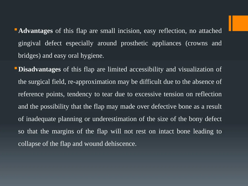 Principles of, incisions Flaps & Suturing - slide 27 of 58
