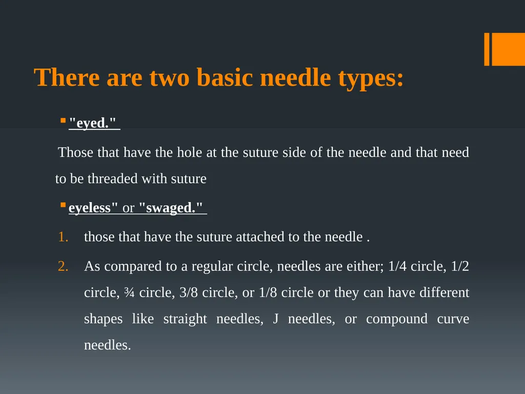 Principles of, incisions Flaps & Suturing - slide 43 of 58