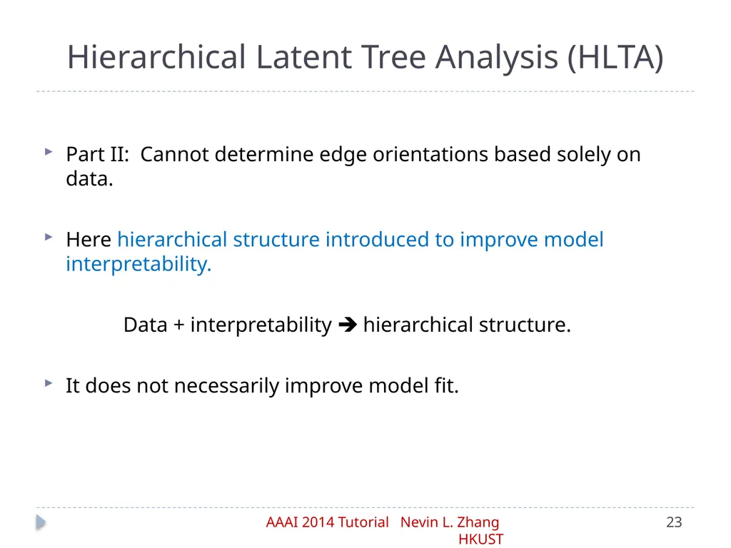 Latent Tree Models Part IV: Applications Nevin L. - slide 23 of 65