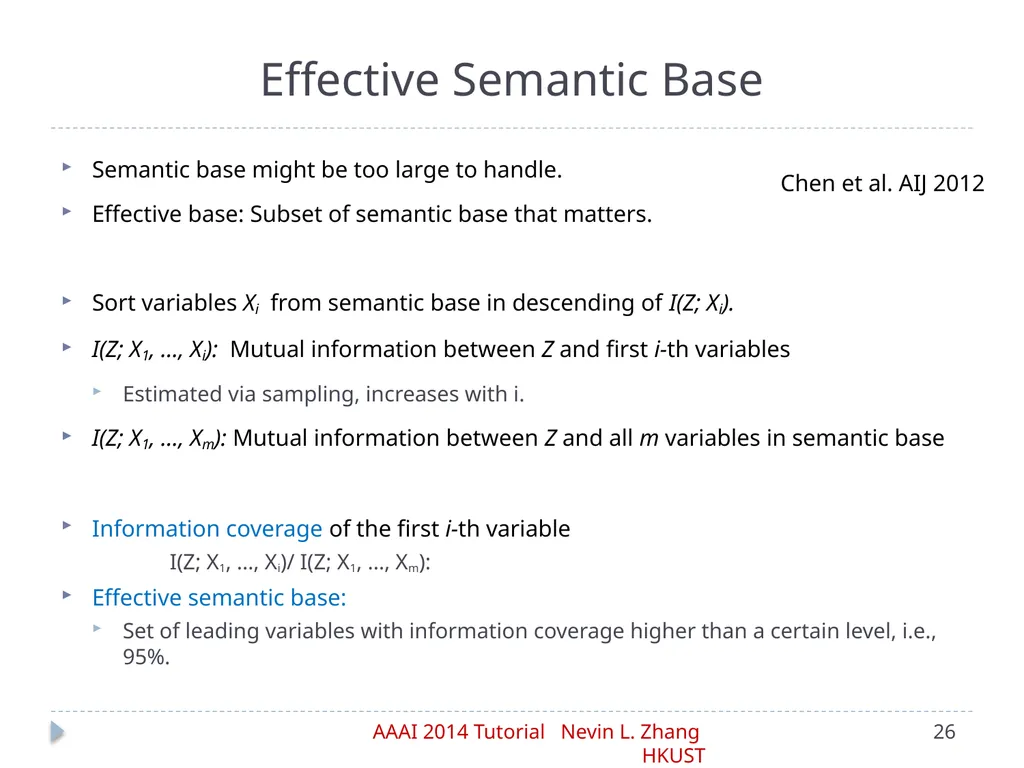 Latent Tree Models Part IV: Applications Nevin L. - slide 26 of 65
