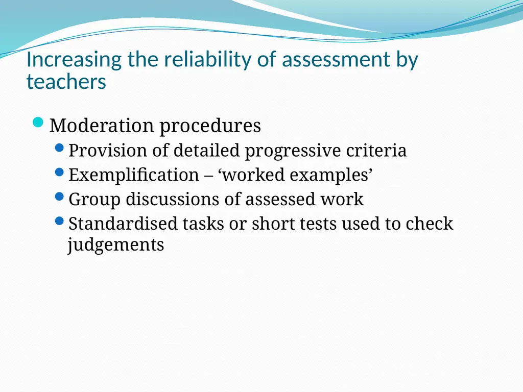 Assessment for formative and summative purposes - slide 17 of 18