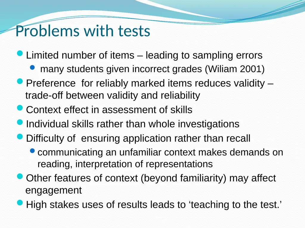 Assessment for formative and summative purposes - slide 12 of 18