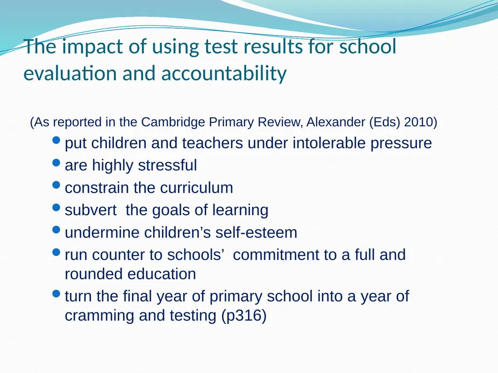 Assessment for formative and summative purposes - slide 13 of 18