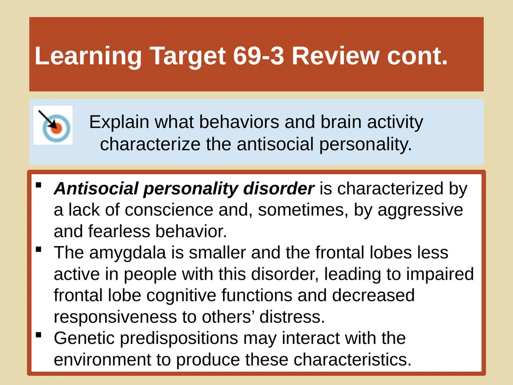 Unit 12 Abnormal Behavior Module 69 Other - slide 38 of 41