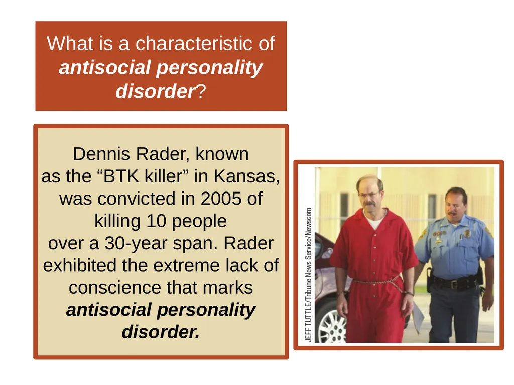 Unit 12 Abnormal Behavior Module 69 Other - slide 20 of 41