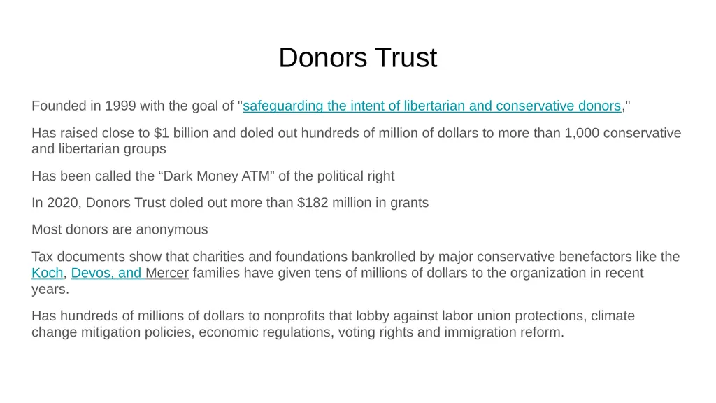Dark Money and the Catholic Church Dark Money and - slide 3 of 15