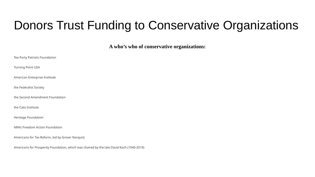 Dark Money and the Catholic Church Dark Money and - slide 5 of 15