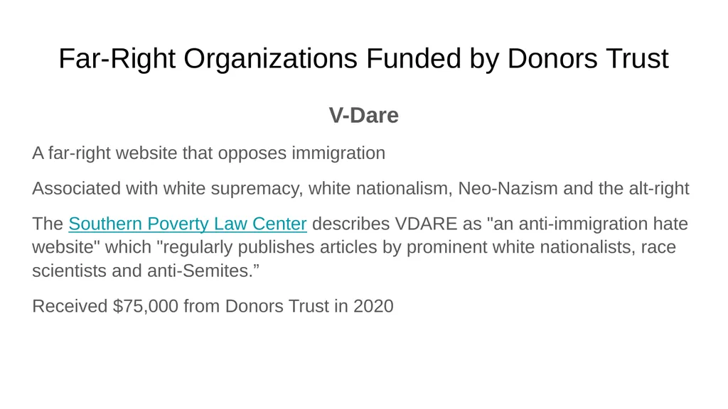 Dark Money and the Catholic Church Dark Money and - slide 6 of 15