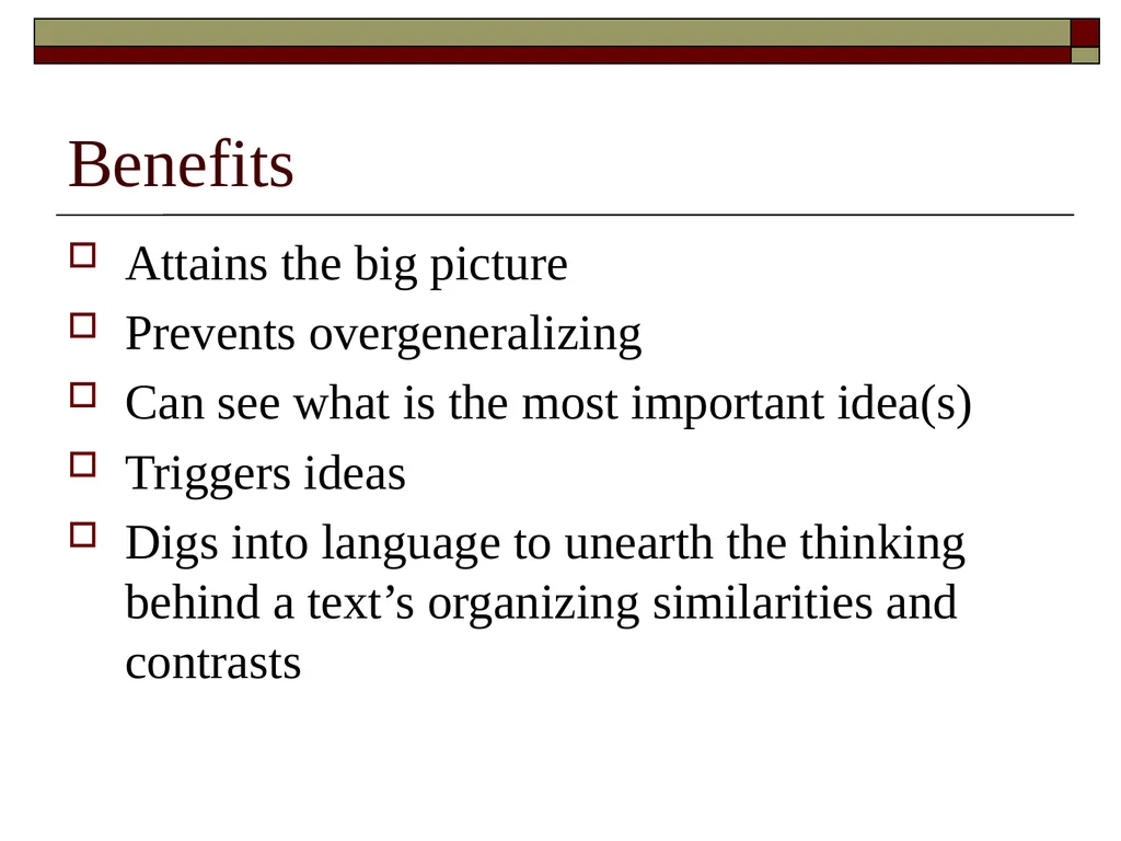 Critical Reading Strategies Moving from analysis - slide 7 of 10