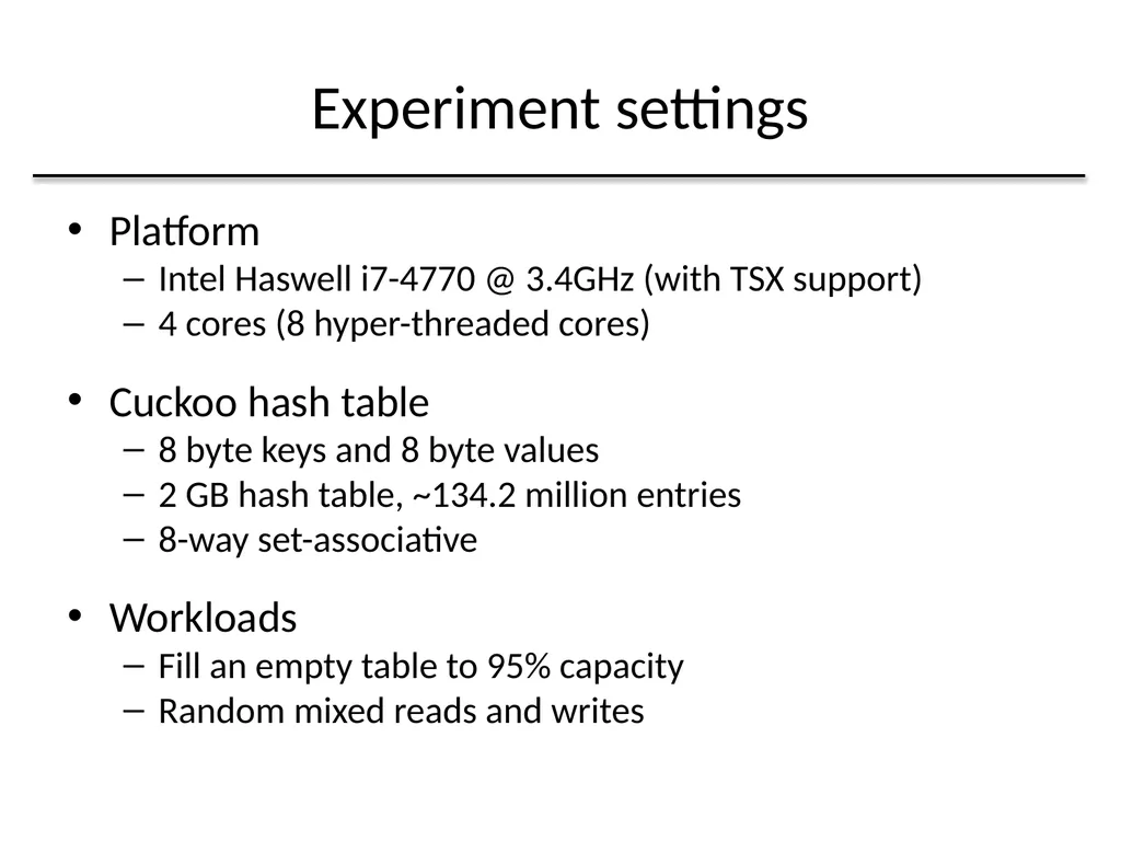 Algorithmic Improvements for Fast Concurrent - slide 28 of 43