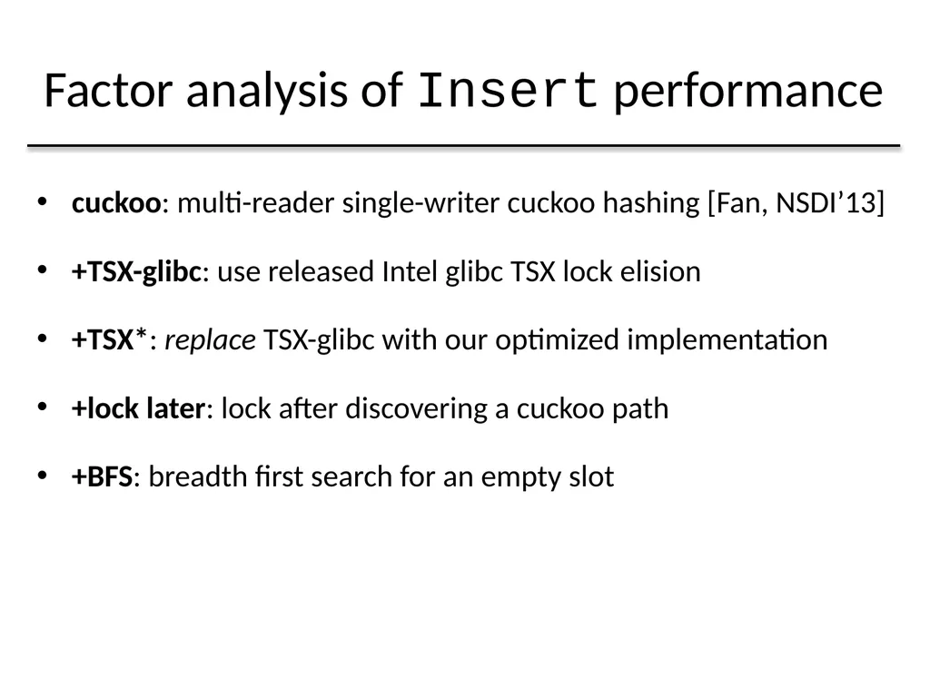 Algorithmic Improvements for Fast Concurrent - slide 39 of 43