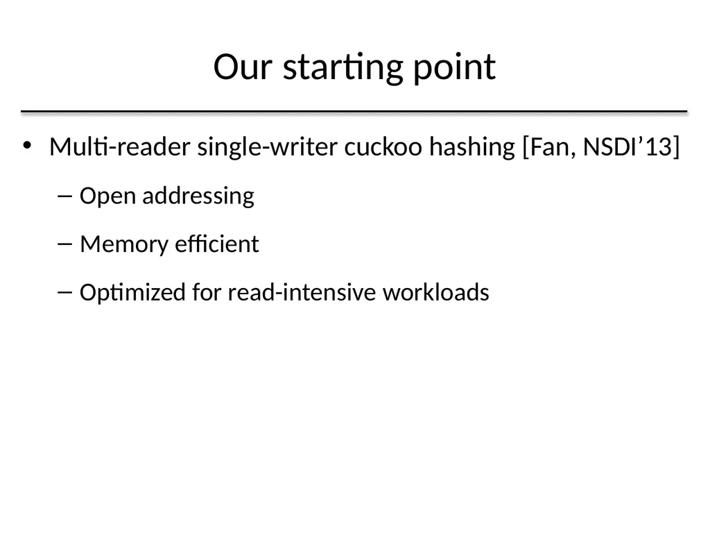 Algorithmic Improvements for Fast Concurrent - slide 8 of 43
