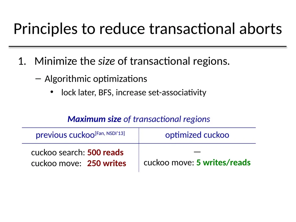 Algorithmic Improvements for Fast Concurrent - slide 25 of 43