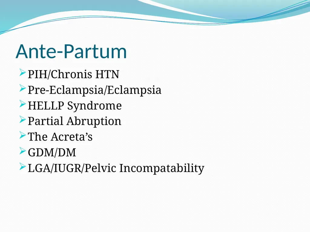 An Introduction to Obstetrical Emergencies Charles - slide 22 of 49