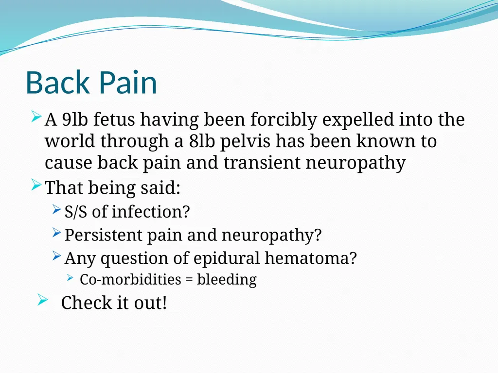 An Introduction to Obstetrical Emergencies Charles - slide 13 of 49