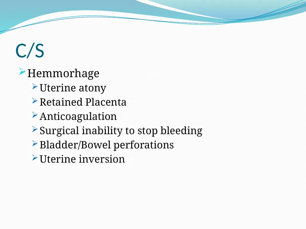 An Introduction to Obstetrical Emergencies Charles - slide 43 of 49