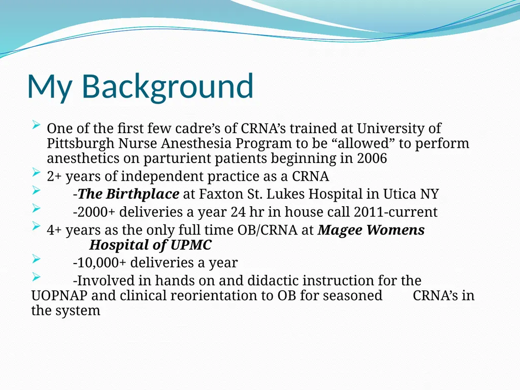 An Introduction to Obstetrical Emergencies Charles - slide 2 of 49