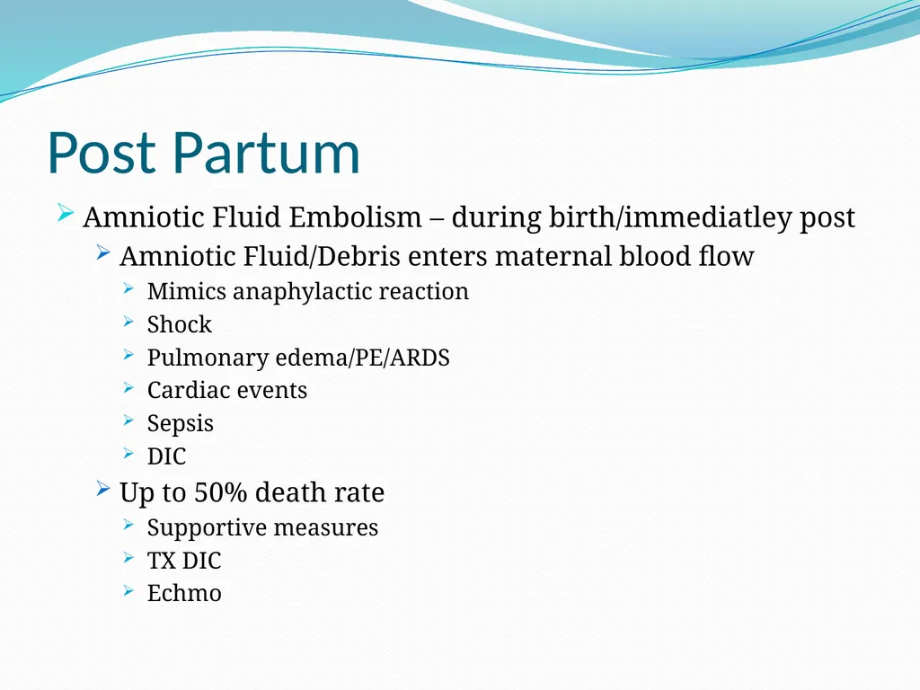 An Introduction to Obstetrical Emergencies Charles - slide 46 of 49