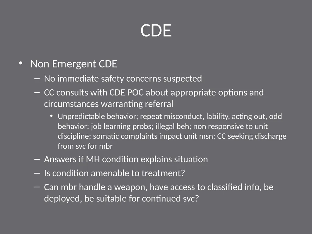Clinical Considerations and Readiness Disclaimer - slide 10 of 26